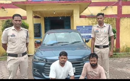 फिरौती के लिए अपहरण, दो आरोपी गिरफ्तार, स्विफ्ट डिजायर कार और मोबाइल जप्त