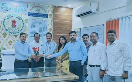 सुरजपुर जिला पंचायत सीईओ से कर्मचारी अधिकारी फेडरेशन की सौजन्य भेंट, शिक्षकों की सेवा सत्यापन मांग पर त्वरित कार्रवाई के निर्देश