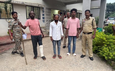 अस्पताल कर्मियों व पुलिस आरक्षक पर हमला, लूट के 4 आरोपी गिरफ्तार