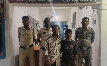 चोरी की वारदात का पर्दाफाश, दो आरोपी गिरफ्तार, मोटरसाइकिल और चोरी का माल बरामद