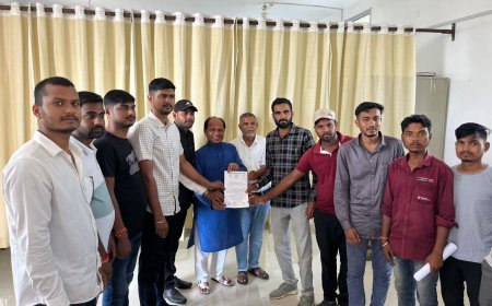 संत गहिरा गुरु विश्वविद्यालय में प्रवेश तिथि बढ़ाने की मांग,एनएसयूआई ने सौंपा ज्ञापन