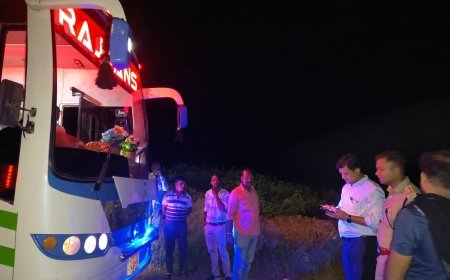 सेमरसोत-प्रतापपुर मार्ग पर 15 ट्रकों पर नो-एंट्री का चालान, 49,200 का जुर्माना वसूला
