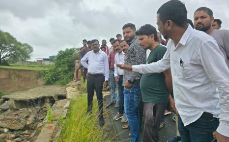 टूटा पुल नहीं रहेगा मुसीबत, मंत्री श्रीमती लक्ष्मी राजवाड़े की पहल से 7 दिन में बनेगा गोबरी नदी पर अस्थायी रपटा