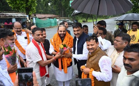 भाजपा के नए प्रदेश महामंत्री अखिलेश सोनी का तारा में जोरदार स्वागत, कार्यकर्ताओं में उत्साह की लहर