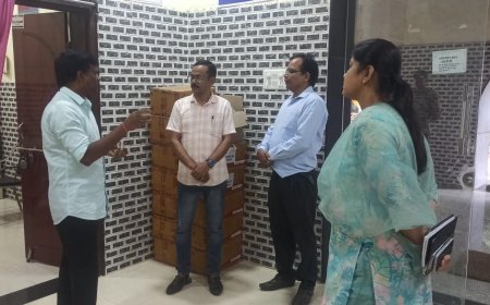 औचक निरीक्षण पर पंचकर्म सेंटर पहुंचे कलेक्टर,स्वच्छता-मरम्मत को लेकर लगाई फटकार