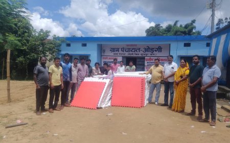 गणेशोत्सव कबड्डी को नई उड़ान, मंत्री श्रीमती लक्ष्मी राजवाड़े ने मैट देकर लहराया खुशी का ज्वार