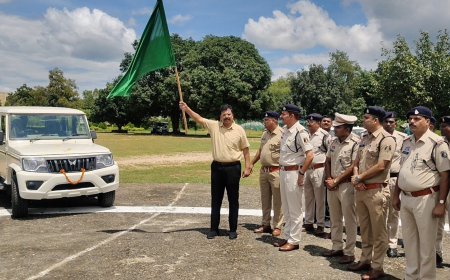 13 नए वाहनों से सूरजपुर पुलिस की ताकत बढ़ेगी, अपराधियों पर लगेगी लगाम