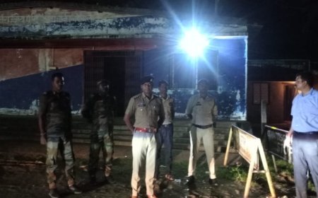 डीआईजी-एसएसपी की रात में ताबड़तोड़ कार्रवाई, चांदनी थाना और नवाटोला चेकपोस्ट का औचक निरीक्षण