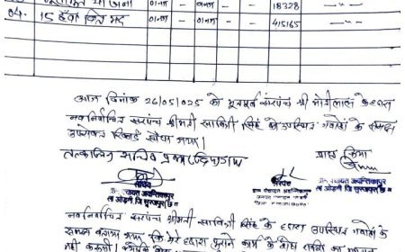 पंचायत सचिव की दबंगई: जवाबदेह कार्यशैली की जगह सरपंच -उपसरपंच पर बनाते दबाव; विकास ठप,कब जागेगा प्रशासन....?