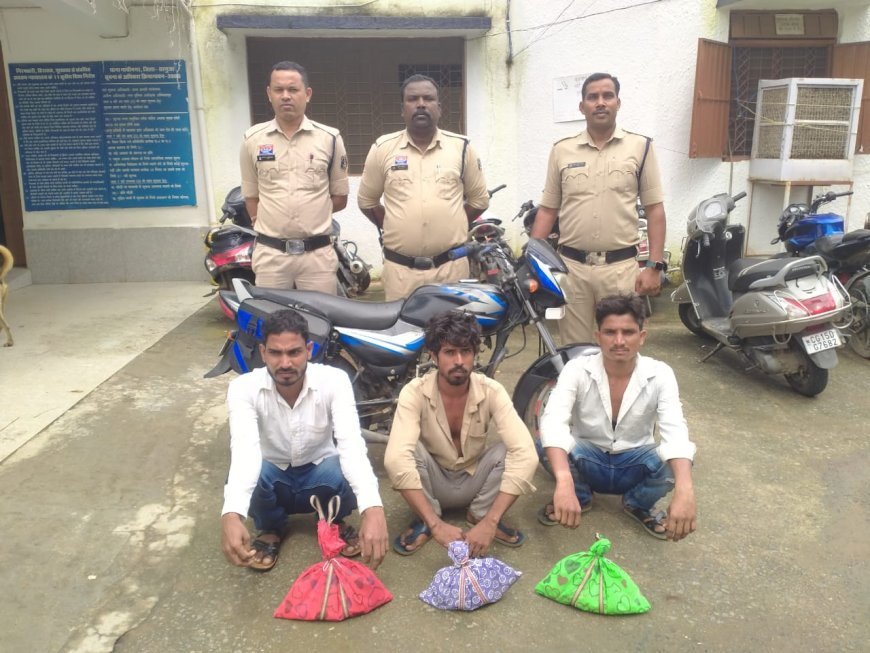नशे के सौदागरों पर ताबड़तोड़ कार्यवाही जारी: करीब 1.20 लाख के नशीले इंजेक्शन के साथ तीन तस्कर धराए