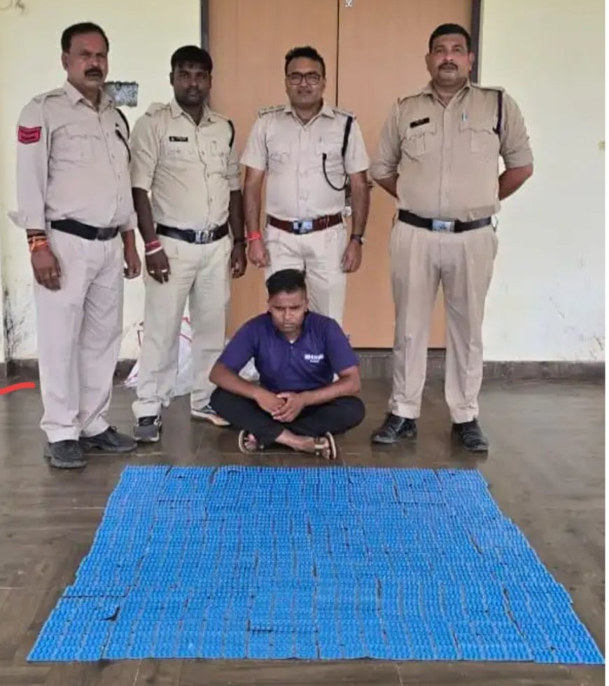 नशे का जखीरा जब्त: मैदान में SPASMO PROXYVON कैप्सूल बेचने पहुंचा तस्कर, उड़नदस्ते की घेराबंदी में दबोचा गया