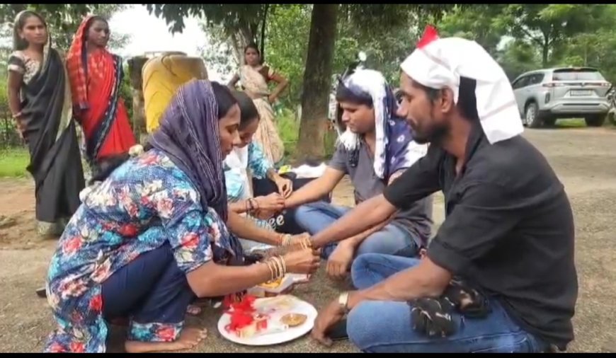 सूरजपुर जेल में राखी के बंधन ने जोड़े भाई-बहन के रिश्ते, मुस्लिम बहन ने भी बांधी राखी