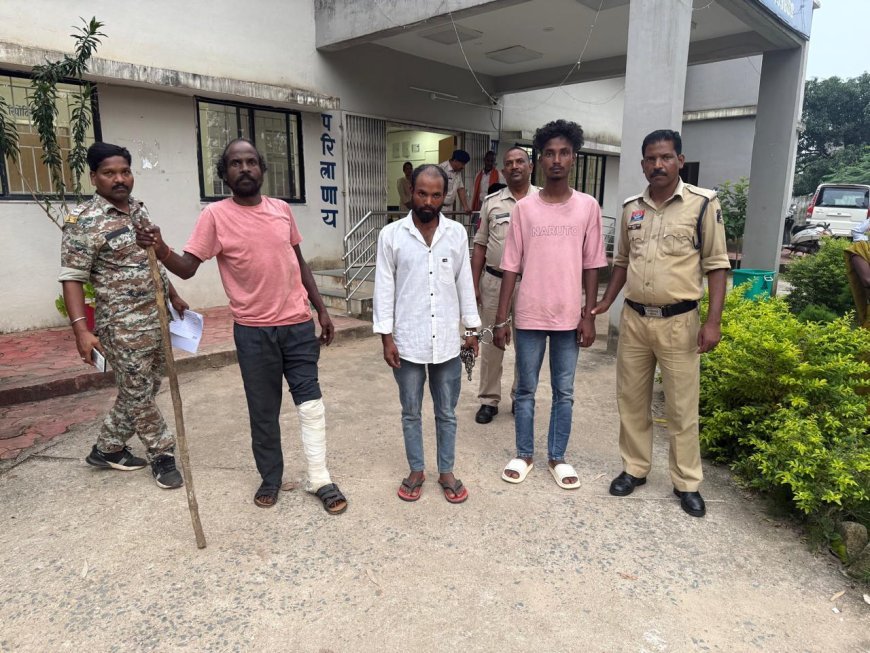 अस्पताल कर्मियों व पुलिस आरक्षक पर हमला, लूट के 4 आरोपी गिरफ्तार