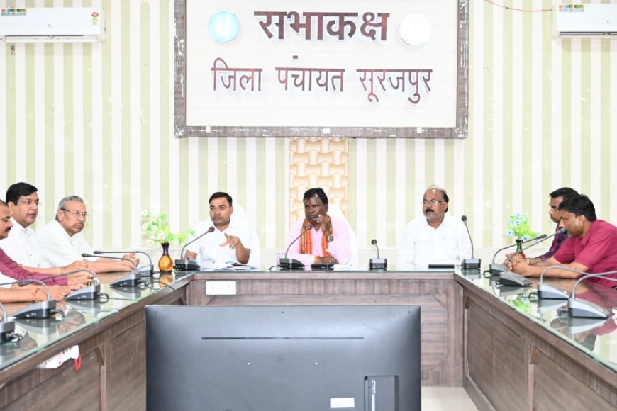 मुख्यमंत्री विष्णु देव साय के आगमन की भव्य तैयारियां, विधायक भूलन सिंह मरावी ने लिया जायजा