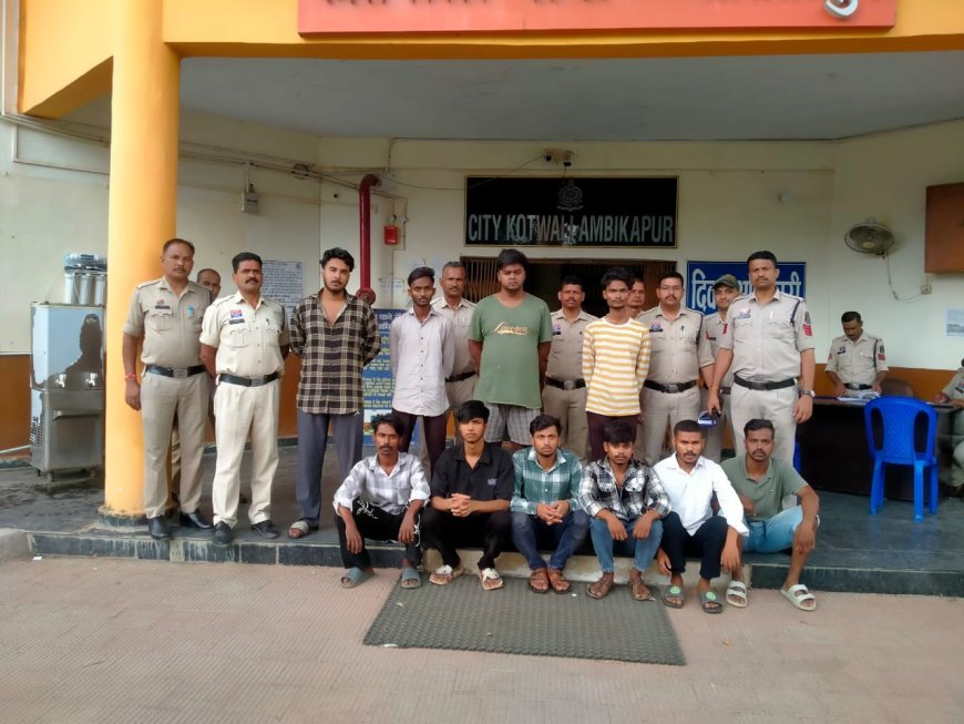 बाइकर्स गैंग पर सरगुजा पुलिस की ताबड़तोड़ कार्रवाई: 2 गिरफ्तार, 8 नाबालिगों के परिजनों पर एमवी एक्ट, 18 के खिलाफ सख्ती