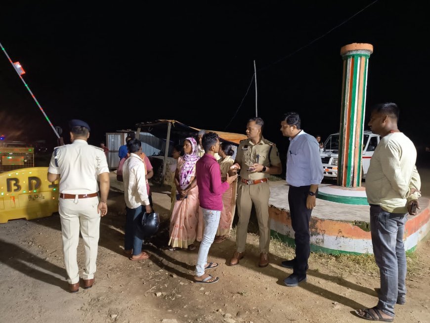 सेमरसोत-प्रतापपुर मार्ग पर 15 ट्रकों पर नो-एंट्री का चालान, 49,200 का जुर्माना वसूला