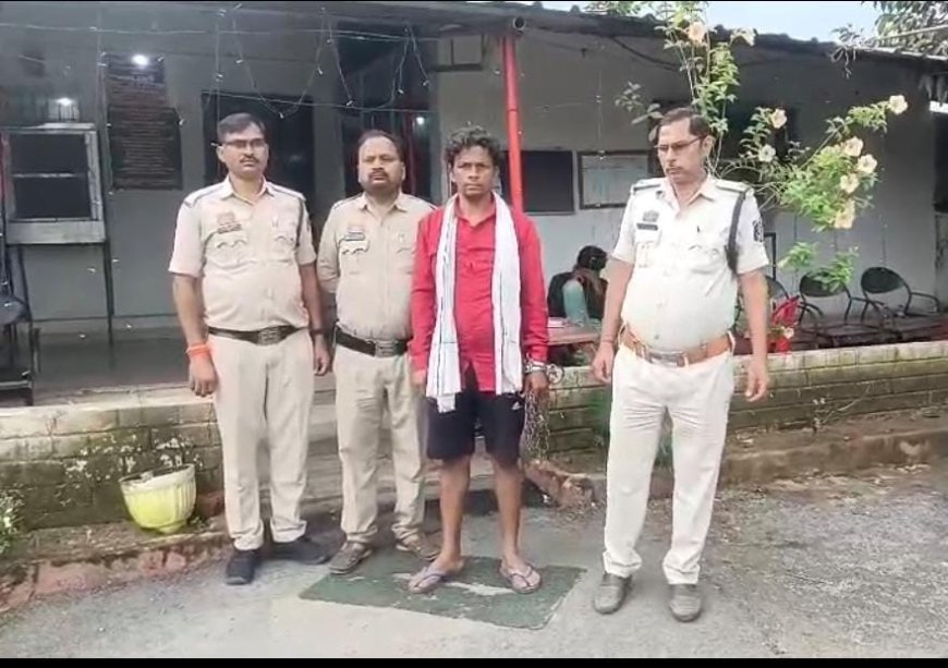 मणीपुर में हत्या के प्रयास का आरोपी गिरफ्तार, टांगी और मोटरसाइकिल बरामद