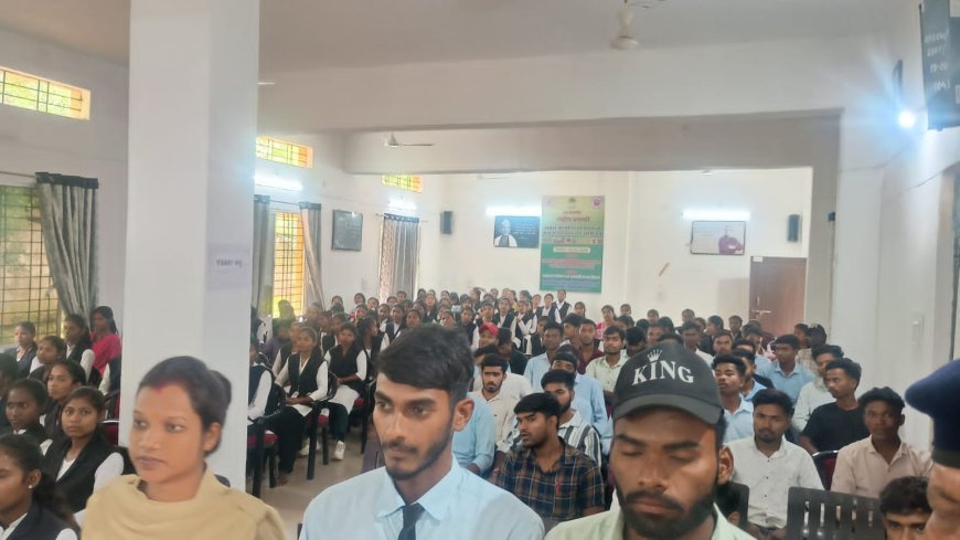 साइबर अपराध, यातायात सुरक्षा और नशामुक्ति पर  कॉलेज में जागरूकता कार्यशाला, एसपी आईपीएस वैभव बैंकर ने छात्रों को दी प्रेरणा