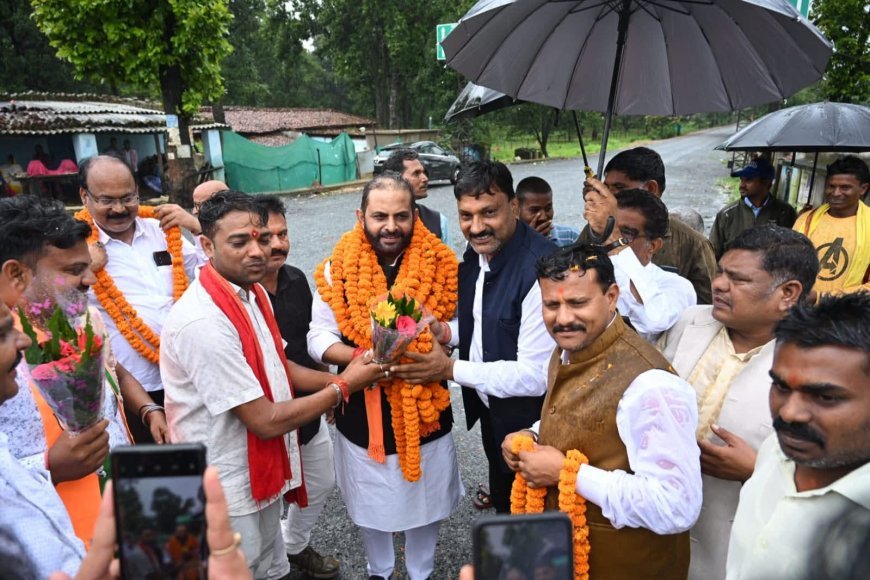भाजपा के नए प्रदेश महामंत्री अखिलेश सोनी का तारा में जोरदार स्वागत, कार्यकर्ताओं में उत्साह की लहर