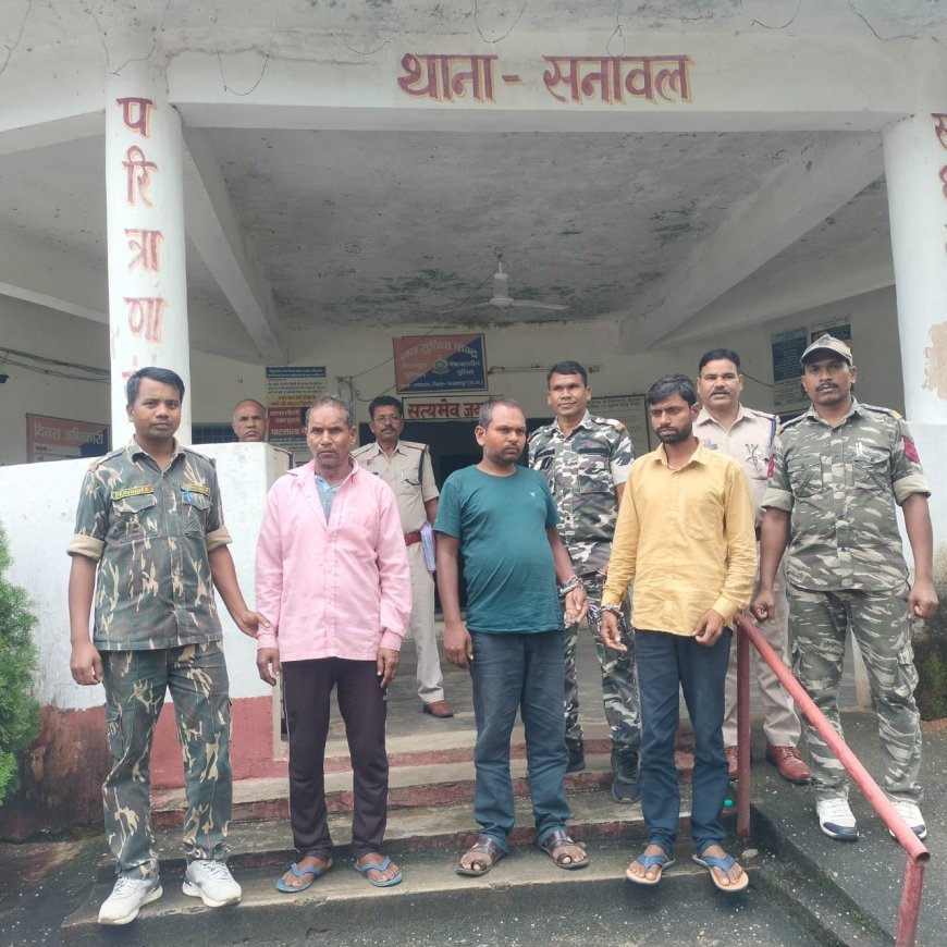 यूपी से आए गुंडों ने किया जानलेवा हमला: मामला  जमीन विवाद से जुड़ा हुआ,9 गिरफ्तार