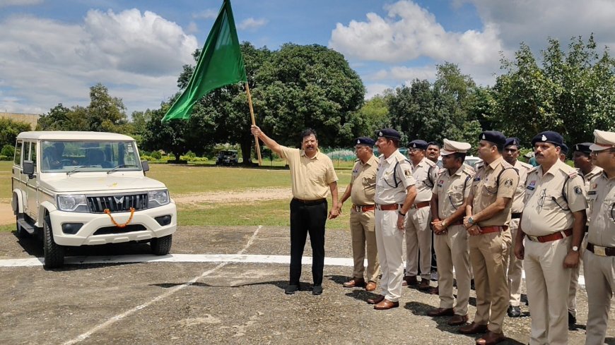 13 नए वाहनों से सूरजपुर पुलिस की ताकत बढ़ेगी, अपराधियों पर लगेगी लगाम