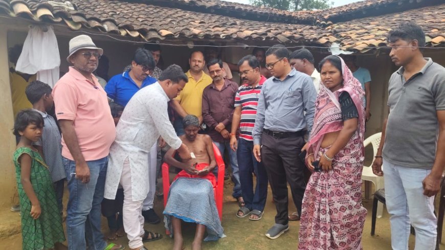 सर्पदंश ने छीना मासूमों का सहारा, मंत्री लक्ष्मी राजवाड़े की पहल से बसकर के दुख में बंधी राहत की डोर