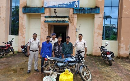 पुलिस की कार्रवाई: चोरी के 3 मामलों का पर्दाफाश, नाबालिग समेत 4 दबोचे