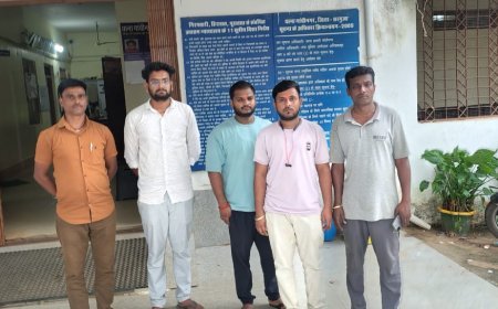 ट्रक चालक और खलासी पर जानलेवा हमला, 5 आरोपी गिरफ्तार, मोटरसाइकिल जब्त