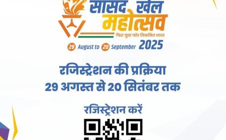 सांसद खेल महोत्सव का भव्य आगाज: युवाओं को मिलेगा पारंपरिक खेलों में चमकने का मौका,20 सितंबर तक करें ऑनलाइन आवेदन