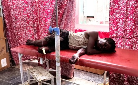 नशे में धुत पिता पर बेटे का चाकू से हमला, हालत गंभीर, अम्बिकापुर रेफर