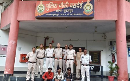 नाबालिग के अपहरण का खुलासा:पुलिस ने मुख्य आरोपी सहित दो और आरोपियों को किया गिरफ्तार, रायगढ़ से बरामद की बालिका