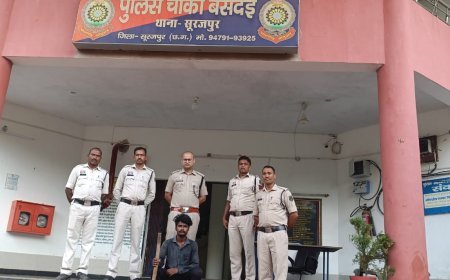 फावड़े से जानलेवा हमला करने वाला आरोपी पुलिस की गिरफ्त में
