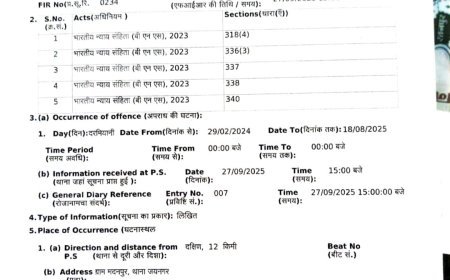 जाली राजस्व मंडल के आदेश से जमीन हड़पने की साजिश नाकाम: सूरजपुर एसडीएम कोर्ट में फर्जी दस्तावेज पकड़े गए, भू-माफिया पर एफआईआर