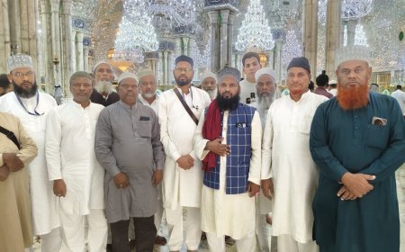 असरा टूर एंड ट्रेवल्स से सरगुजा 40 जायरीन इराक के लिए रवाना: मुंबई से बगदाद तक पवित्र जियारत का मुबारक सफर