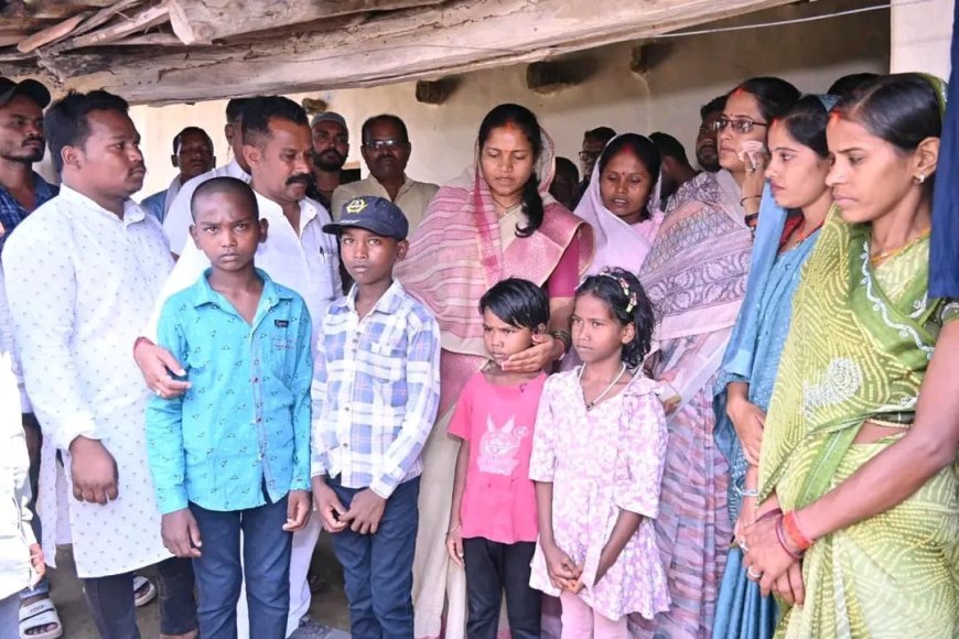 भैयाथान दौरे पर मंत्री श्रीमती लक्ष्मी राजवाड़े ने शोकाकुल परिवारों को लगाया दिलासा, मसिरा ग्रामीणों की 20 साल पुरानी भूमि विवाद सुलझाने का दिया भरोसा