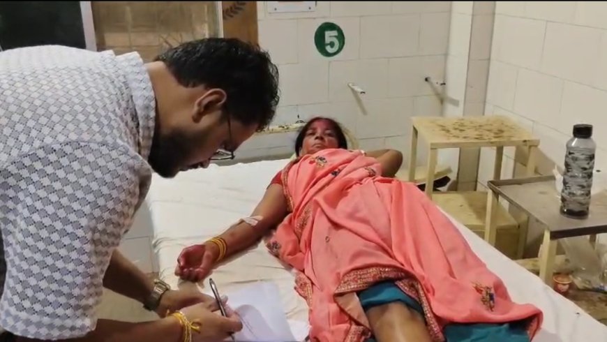 गणेश विसर्जन की रैली में कार का कहर: बच्चे की मौत, 8 घायल
