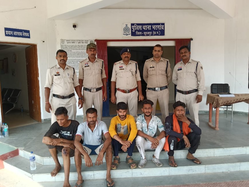 एसईसीएल वर्कशॉप में 5 लाख का चोरी करने वाले 5 आरोपी गिरफ्तार... मशीनरी और तांबे के तार जब्त