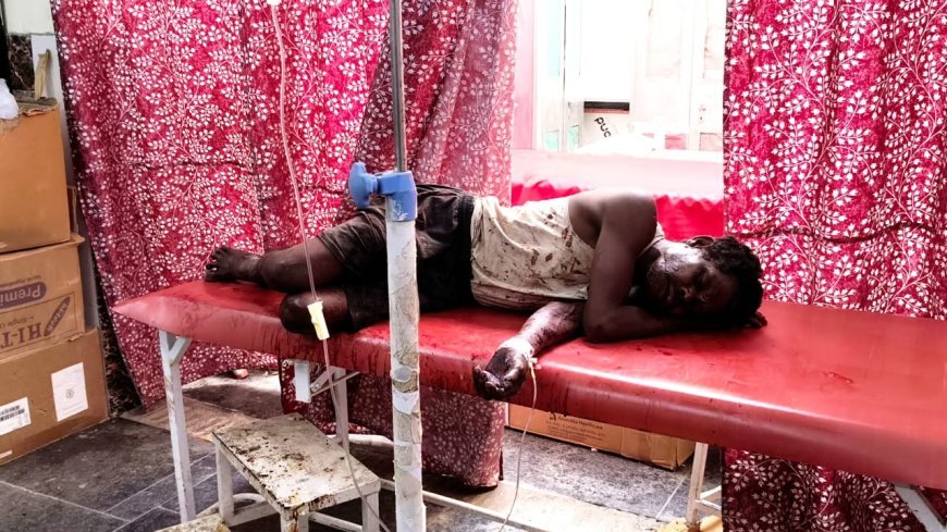 नशे में धुत पिता पर बेटे का चाकू से हमला, हालत गंभीर, अम्बिकापुर रेफर