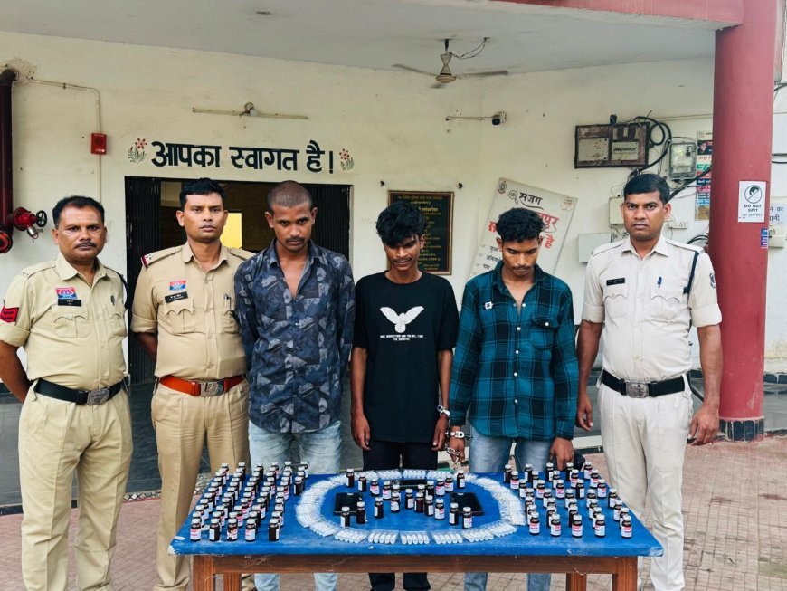 नशे के सौदागरों पर पुलिस का शिकंजा, 1 लाख की नशीली इंजेक्शनों के साथ 3 गिरफ्तार