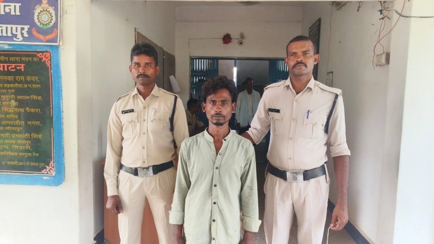 मोटरसाइकिल चोर को पुलिस ने दबोचा, 50 हजार की हीरो होंडा पैशन प्रो बरामद
