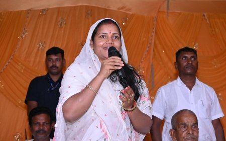गणेशपुर में करमा उत्सव की धूम, मंत्री श्रीमती लक्ष्मी राजवाड़े ने कर्मा नृत्य में बिखेरा सांस्कृतिक जादू, विरासत संरक्षण पर जोर