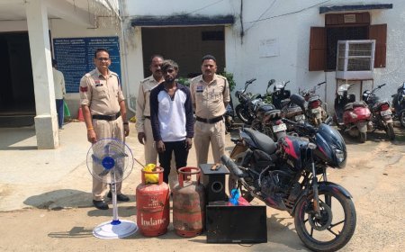 14 घरों में सेंधमारी करने वाला चोर 48 घंटे में धराया, सरगुजा पुलिस की त्वरित कार्रवाई