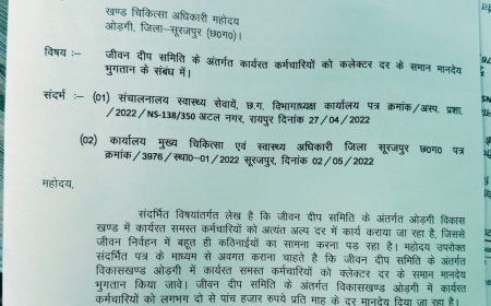 जेडीएस कर्मचारियों का हल्ला बोल, बीएमओ को सौंपा मांगों का निवेदन पत्र