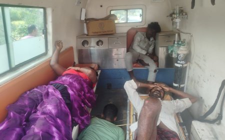 बैजनाथपुर में दो मोटरसाइकिलों की टक्कर, चार लोग गंभीर रूप से घायल