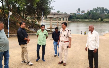 छठ पूजा: सूरजपुर में रेड़ नदी घाट पर कड़ी सुरक्षा, भारी वाहनों पर रोक