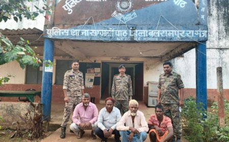 मवेशी तस्करी का भंडाफोड़, चार आरोपी गिरफ्तार