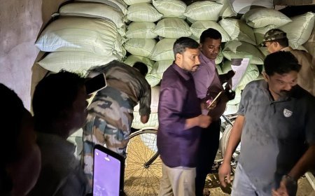 700 बोरी अवैध धान जब्त: बिचौलियों पर कलेक्टर का शिकंजा, बाहर से लाकर घर में छिपाया था माल