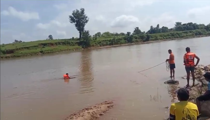 10 साल के मासूम नदी में डूबने से बनी अनहोनी, DDRF की टीमें छान रही हर कोना