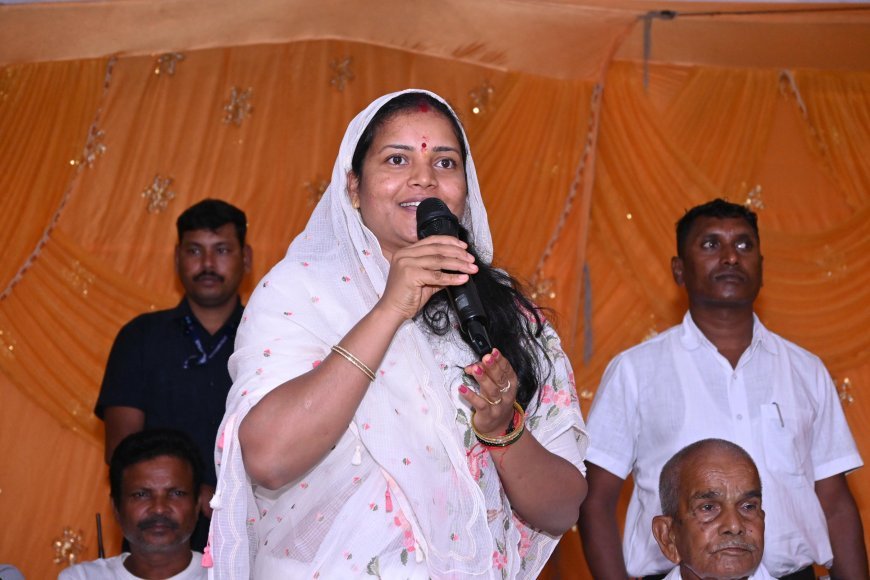 गणेशपुर में करमा उत्सव की धूम, मंत्री श्रीमती लक्ष्मी राजवाड़े ने कर्मा नृत्य में बिखेरा सांस्कृतिक जादू, विरासत संरक्षण पर जोर