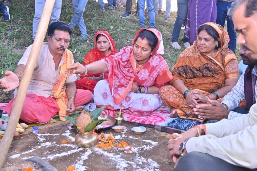 48 साल बाद बैजनाथपुर जलाशय की नई सुबह: मंत्री लक्ष्मी राजवाड़े ने किया भूमिपूजन, 222 लाख से होगा जीर्णोद्धार 2600 किसानों को मिलेगा लाभ